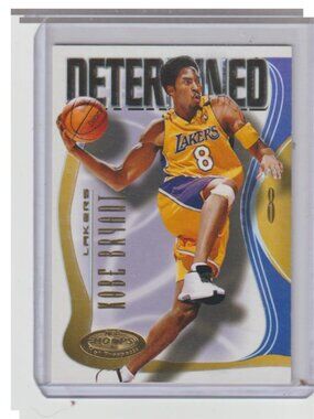 Kobe Bryant 2000-01 NBA Hoops Hot Prospects Determined #4 of 10D HOF Lakers